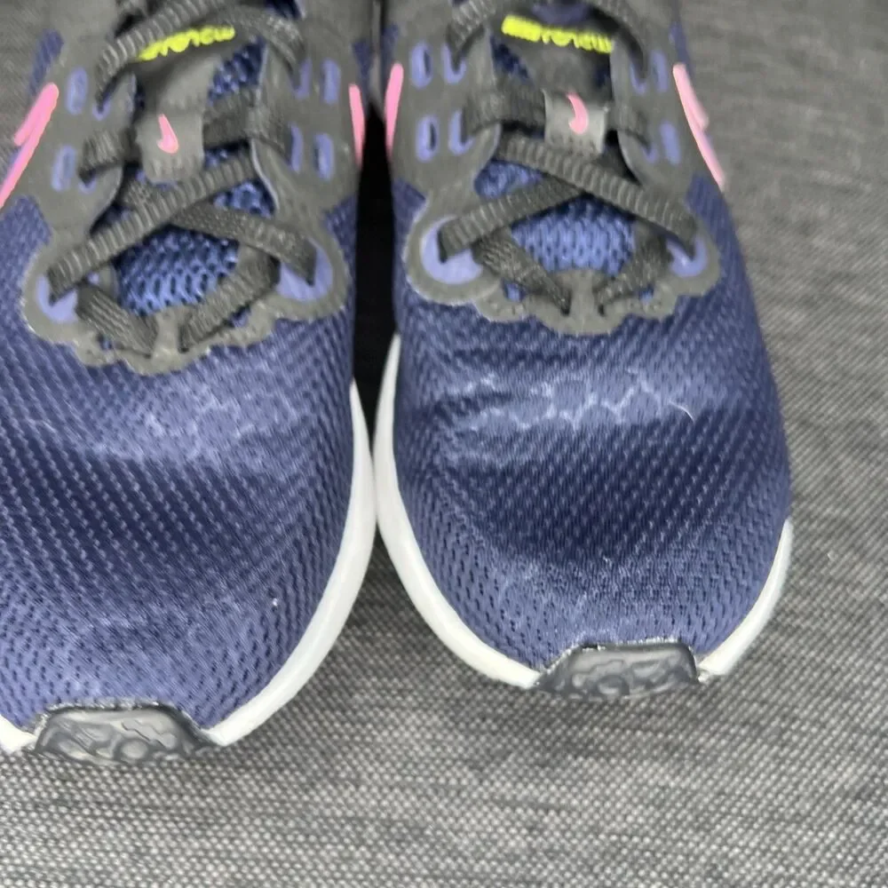 Nike Renew Ride 2 Women's Blue Black Pink Running Shoes Size 7.5M CU3508-401